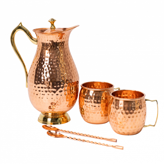 Carafe package Aladin + Set of 2 Oldschool mugs + 2 teaspoons [4]