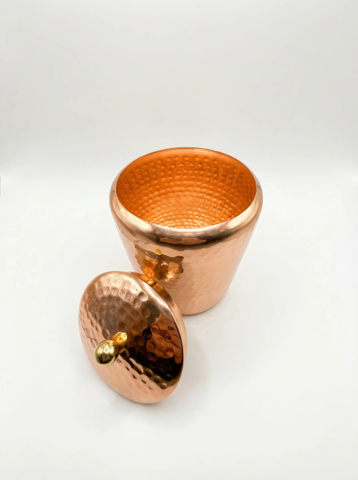 Pahar din cupru cu capac 600 ml [5]