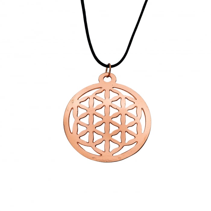 Arana Copper Pendant - Flower of Life [2]