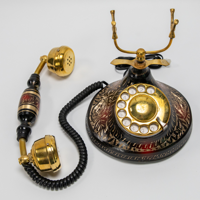 Telefon vintage din alama ''Black" [5]