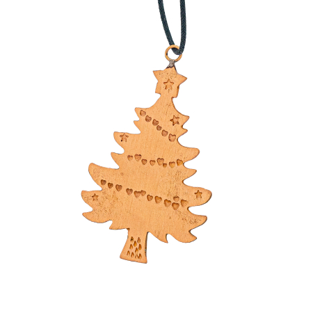 Decoratiune din cupru Brad / Pin / Luna / Stea [2]