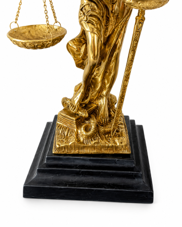 Statueta Justiției din Alamă Masivă 52 cm [3]