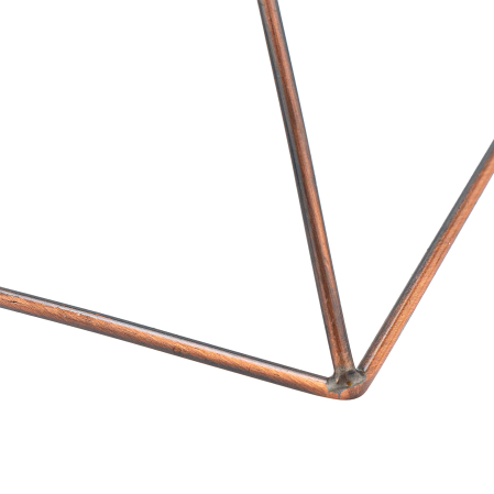 Kézzel készített sodrott réz piramis [1]