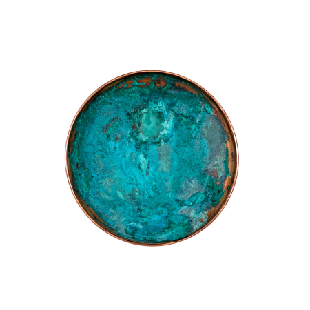 Deco - Decor de Perete din Cupru cu Patină Naturală 27 cm