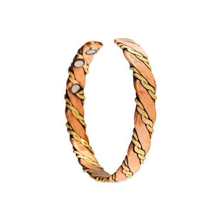 Brățară din cupru și alamă împletită [3]