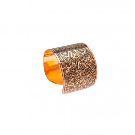 Mandala copper bracelet [2]