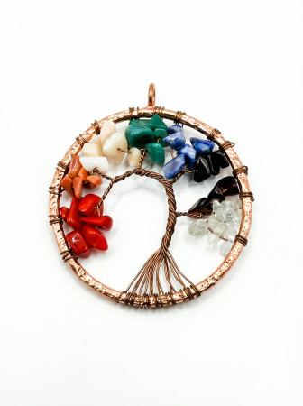 Pandantiv din cupru Arborele Vieții [2]