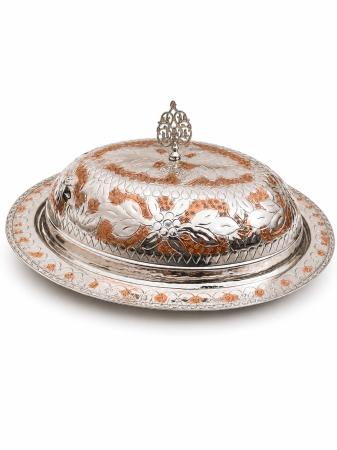 Platou Royal din Cupru Nichelat 42 cm [3]