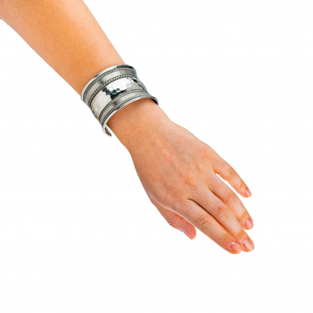 Silver Finish brass bracelet [2]