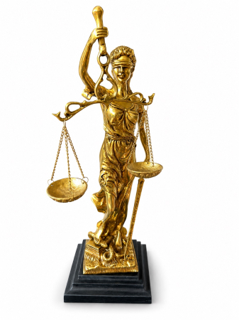 Design interior - Statueta Justiției din Alamă Masivă 52 cm
