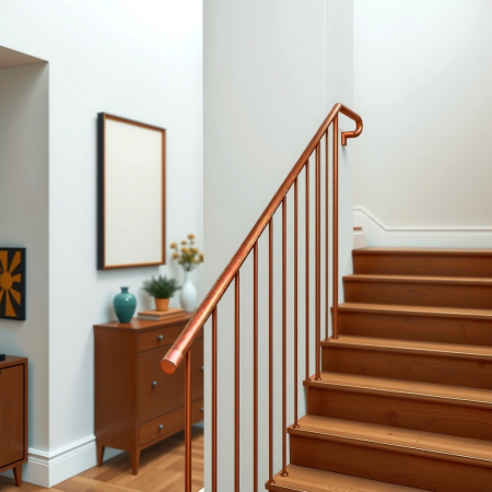 Interior Design - Copper Handrail