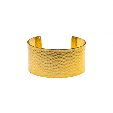 Copper bracelets - Hammered brass bracelet
