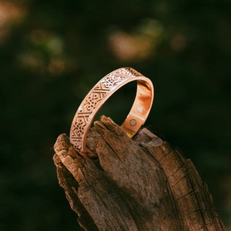 Copper bracelets - Copper bracelet Abstract