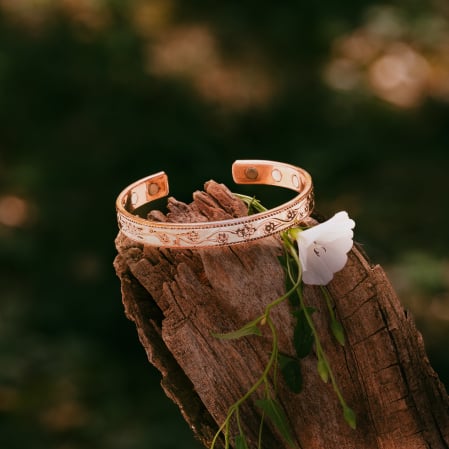 Copper bracelets - Copper bracelet Flower II