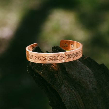 Bijuterii din cupru - Bratara din cupru Valknut