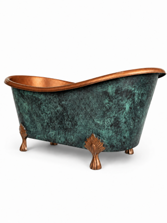 Deco - Emerald copper bathtub