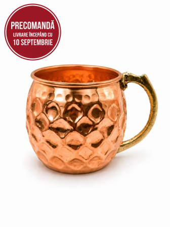 Recipiente din cupru - Cană din Cupru Diamond 400 ml – vedere produs AranA