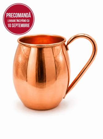 Recipiente din cupru - Cana din Cupru Pure 550 ml – vedere produs AranA