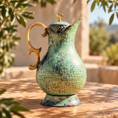 Recipiente din cupru - Carafa din cupru Bull Jug 2 Litri – vedere produs AranA