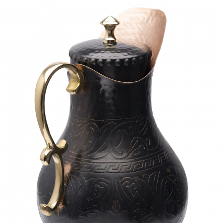 Carafa din cupru Bull Jug Antique [4]