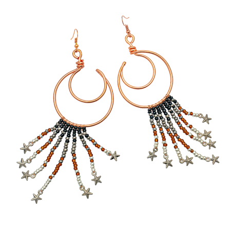 Cercei din cupru Karma [1]