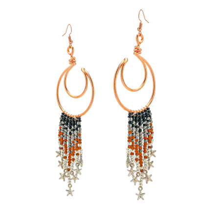 Cercei din cupru - Cercei din cupru Karma