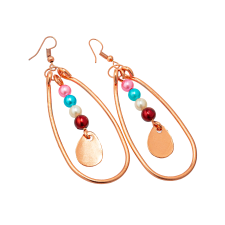 Cercei din cupru Pearl [1]