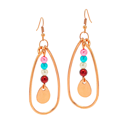 Cercei din cupru - Cercei din cupru Pearl