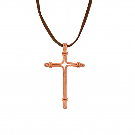 Inele din cupru - Cruciulita din cupru