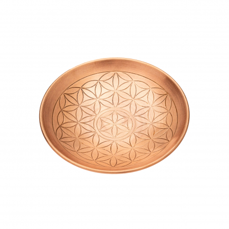 Copper cookware - Flower of life copper plate