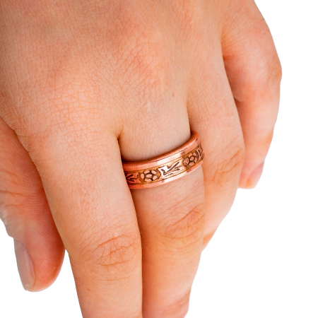 Flower copper ring [2]