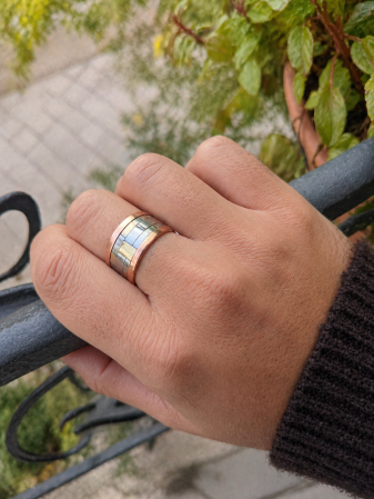 Inel din cupru Mozaic [1]