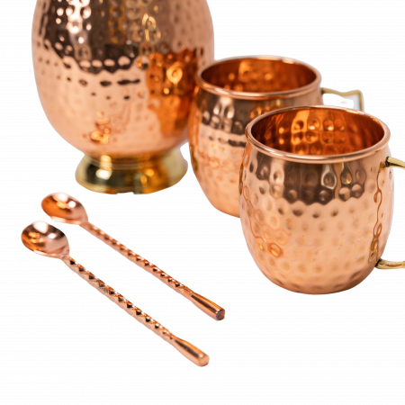 Carafe package Aladin + Set of 2 Oldschool mugs + 2 teaspoons [2]