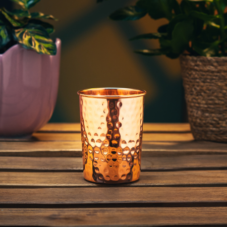 Copper Mugs and Cups - Copper cup Half