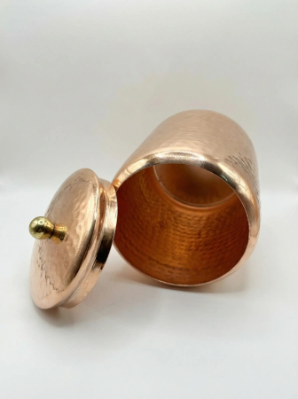 Pahar din cupru cu capac 600 ml [5]