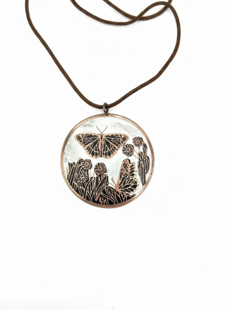 Butterfly copper pendant [1]