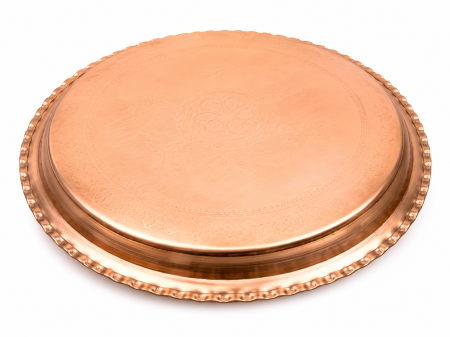 Platou din cupru gravat manual 30 cm [3]