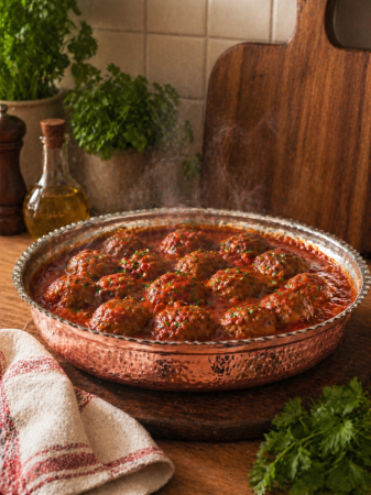 Pentru gatit - Platou din cupru pentru cuptor 32 cm