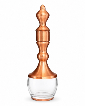 Recipiente din cupru - Recipient din Sticlă și Cupru pentru Lichide