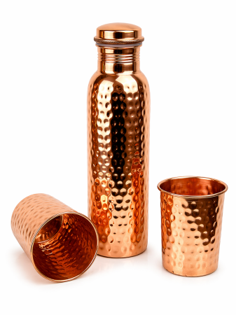 Set din cupru Play – Sticlă 950 ml + 2 pahare 300 ml [3]