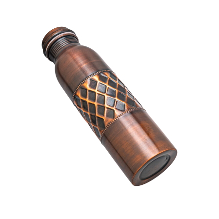 Réz palackok - Réz kulacs Antique Romb 1000 ml