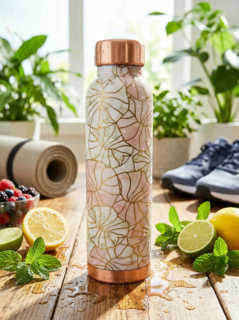 Clasic - Sticla din cupru Lotus 1 Litru