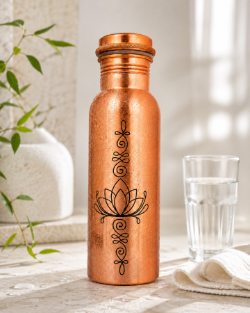 Sticlă din cupru Lotus 700 ml [1]