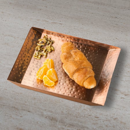 Deco - Tava dreptunghiulara din cupru