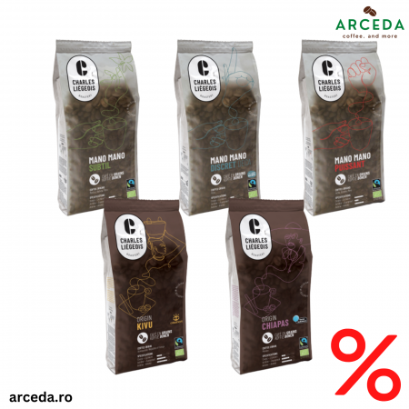 Pachete Reducere - Cafea Boabe Pachet 5 x 250 grame