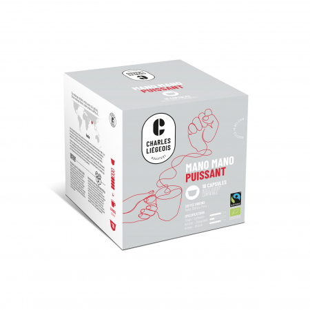 Compatibil Dolce Gusto - Mano Mano Puissant BIO Cafea Capsule Compatibile Dolce Gusto 16 buc