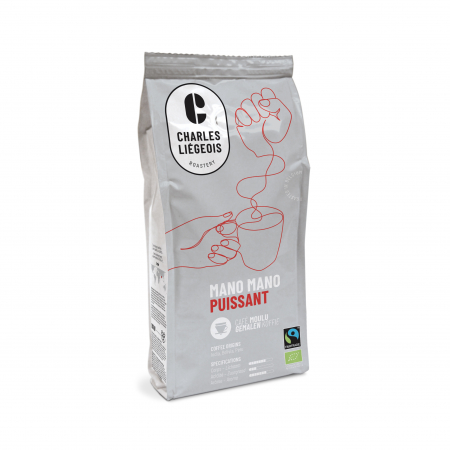 BIO Fairtrade - Mano Mano Puissant BIO Cafea Macinată 250 grame