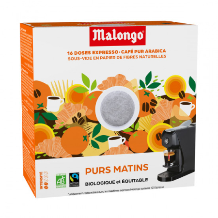 Cafea - Pur Matins BIO CE Dozete Compatibile EOH 16 buc