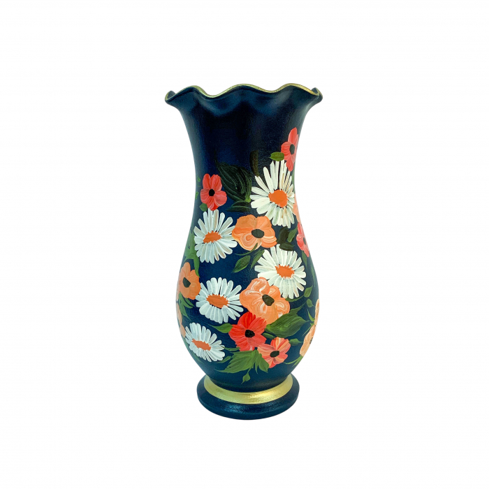 vaza-din-ceramica-de-arges-realizata-manual-argcoms-h30-silueta-cu-onduleuri-2-1-inel-pictura-florala-6449-6460 [3]