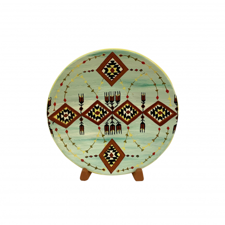 Farfurii decorative - farfurie-decorativa-din-ceramica-de-arges-realizata-manual-argcoms-pictura-traditionala-5449